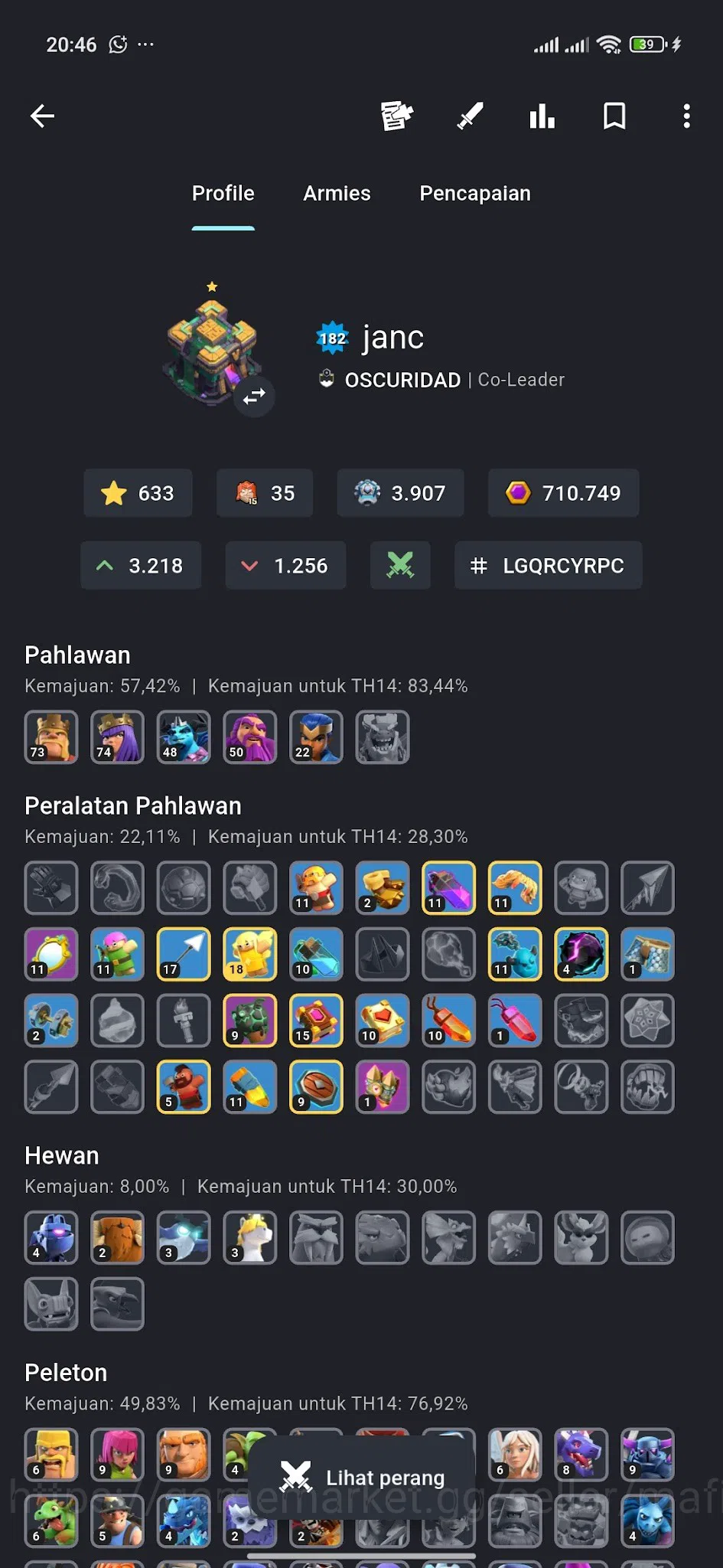 Clash of Clans Accounts TH13: Minion Prince Lv48 (5th Hero) MaxEq: RageV11 image 19