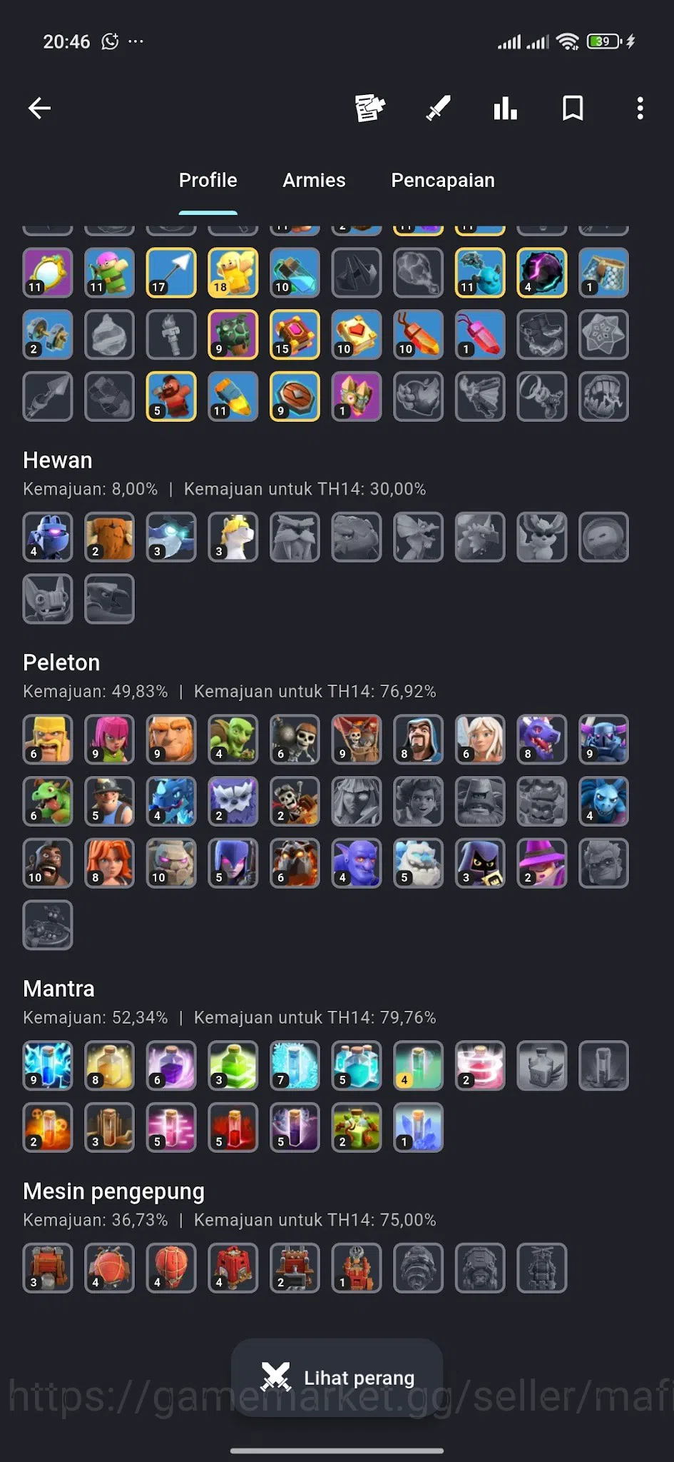 Clash of Clans Accounts TH13: Minion Prince Lv48 (5th Hero) MaxEq: RageV11 image 20