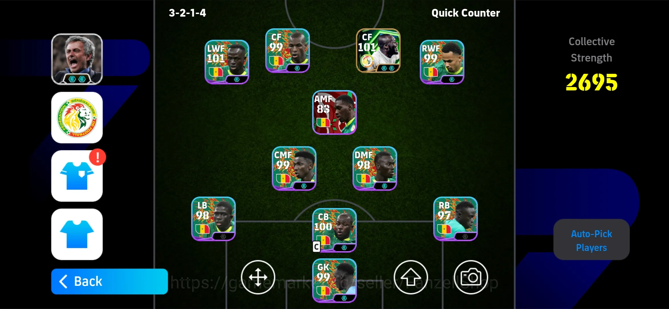 Buy eFootball Accounts - EFB MOBILE [TS 3224] | BIG TIME