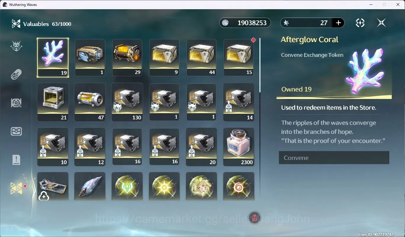 Wuthering Waves Accounts SEA|UL 48|Rank 5|3 Char Limited[LucyRC5,Shorekeepe image 10