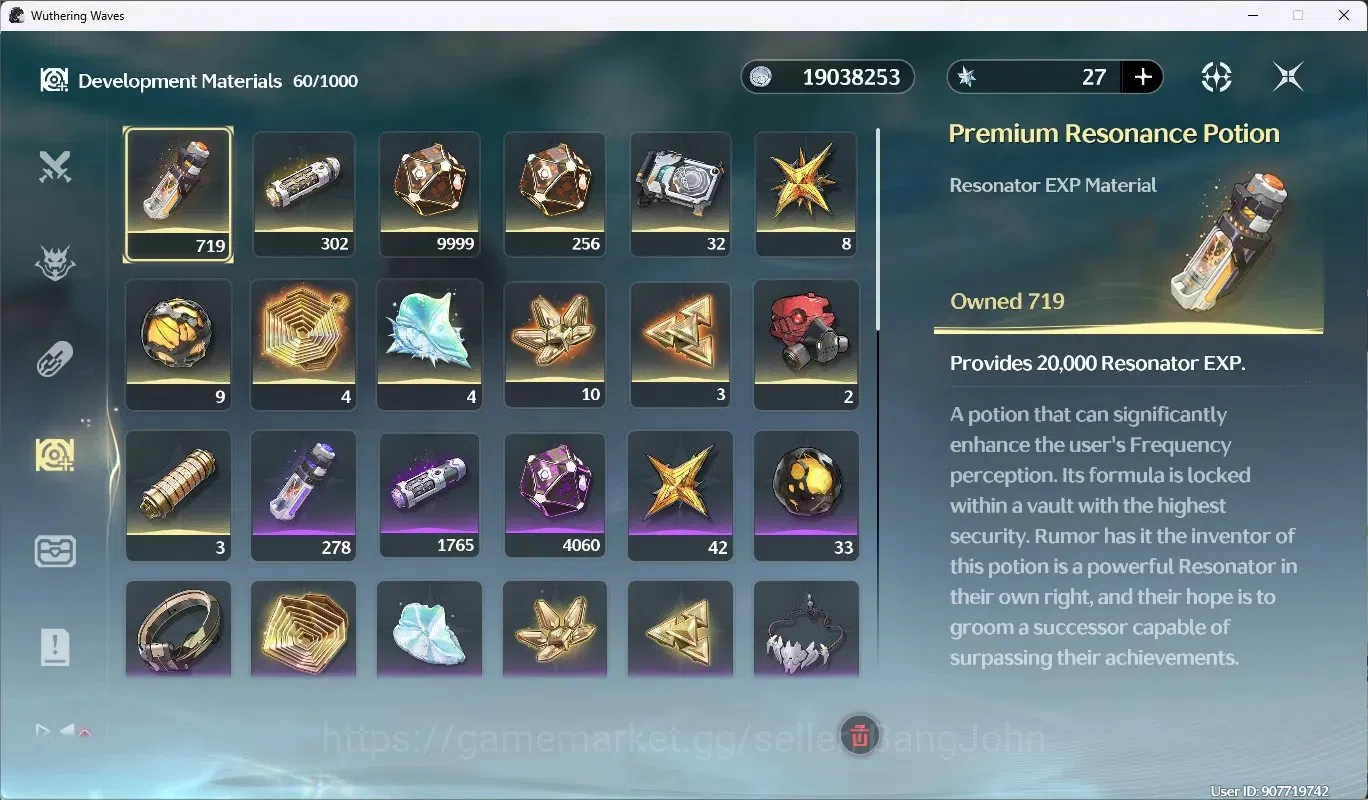 Wuthering Waves Accounts SEA|UL 48|Rank 5|3 Char Limited[LucyRC5,Shorekeepe image 7