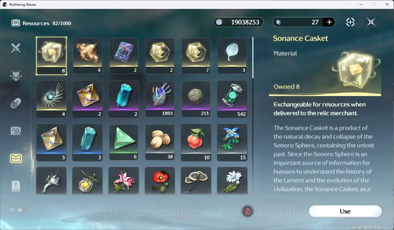 Wuthering Waves Accounts SEA|UL 48|Rank 5|3 Char Limited[LucyRC5,Shorekeepe image 8