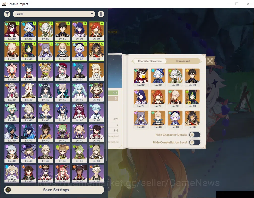 Genshin Impact Accounts ASIA|AR50|7 Limited+3(*5Wep)|Chasca,Mavuika,Furina image 1