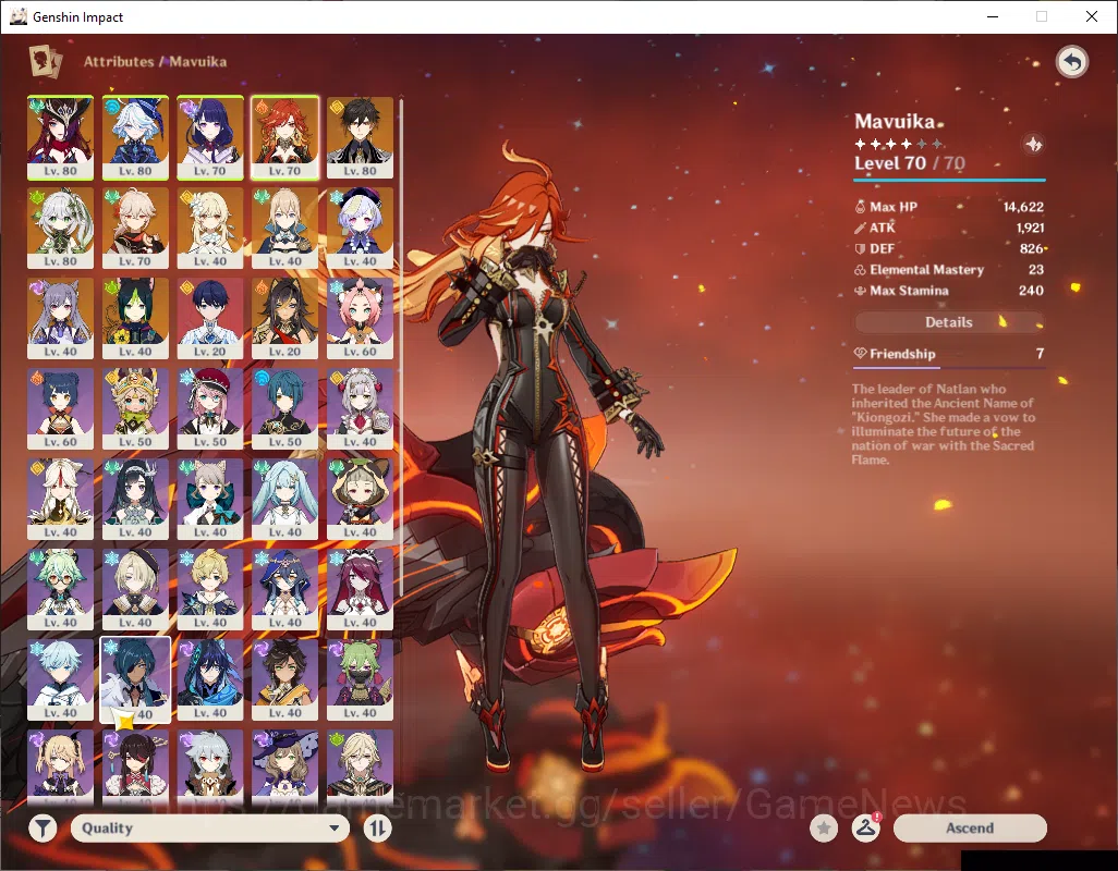 Genshin Impact Accounts ASIA|AR50|7 Limited+3(*5Wep)|Chasca,Mavuika,Furina image 3