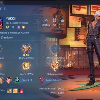 Mobile Legends: Bang Bang Accounts Collector Global |Exalted|Legend Franco,Layla,GS|AOT Fanny|SV Amon|KOF