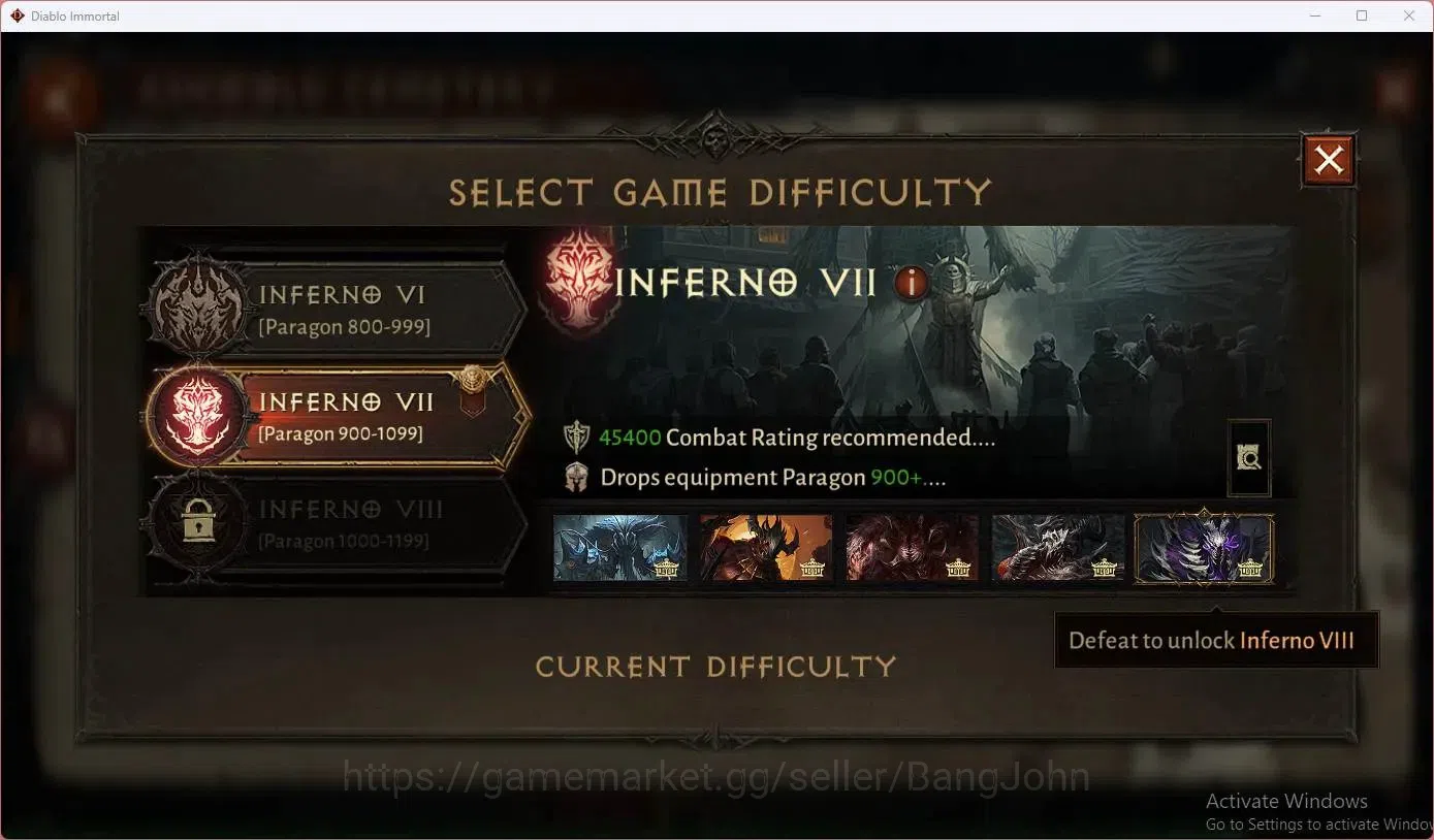 Diablo Immortal Accounts SEA - Vasily | 60 (917) Druid-Vanquisher | CR 47K image 5