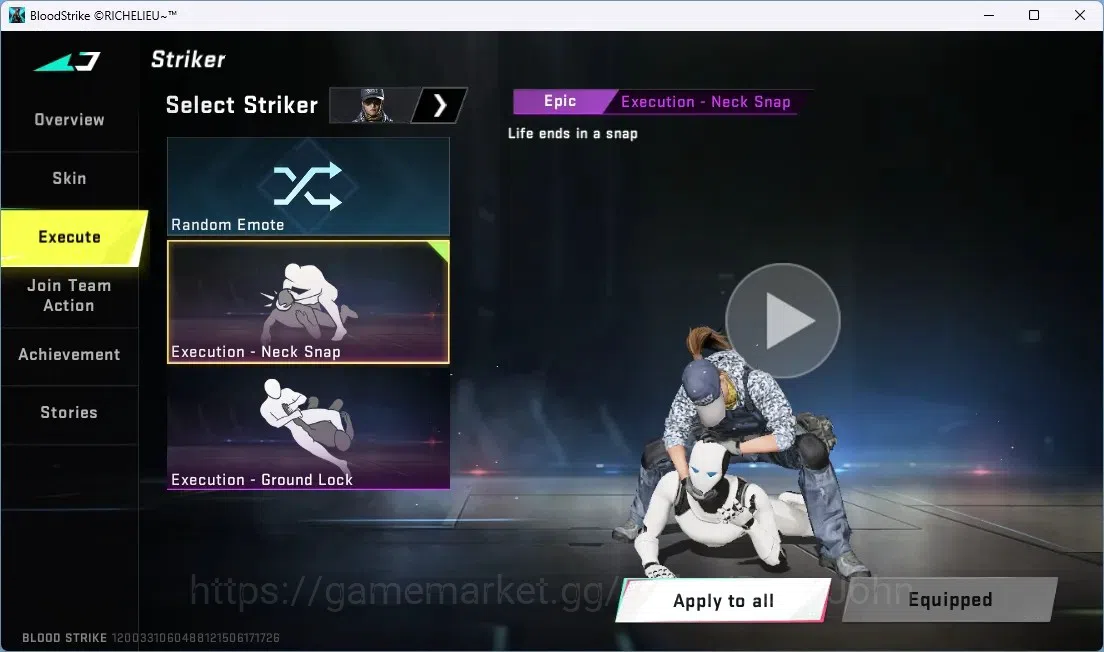 Blood Strike Accounts ASIA | 1 Enzo Striker Skin: NACHO-Enzo:Coronation| image 4