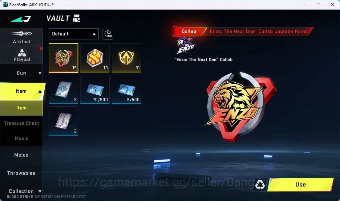 Blood Strike Accounts ASIA | 1 Enzo Striker Skin: NACHO-Enzo:Coronation| image 7