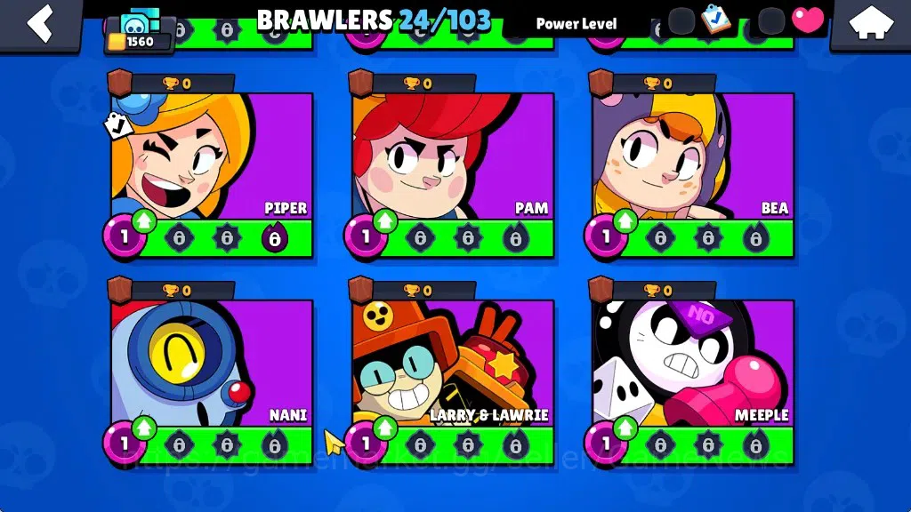 Brawl Stars Accounts 1560 Trophy|24 Brawlers 3 Max Lv [Carl,Jessie,Shel image 10