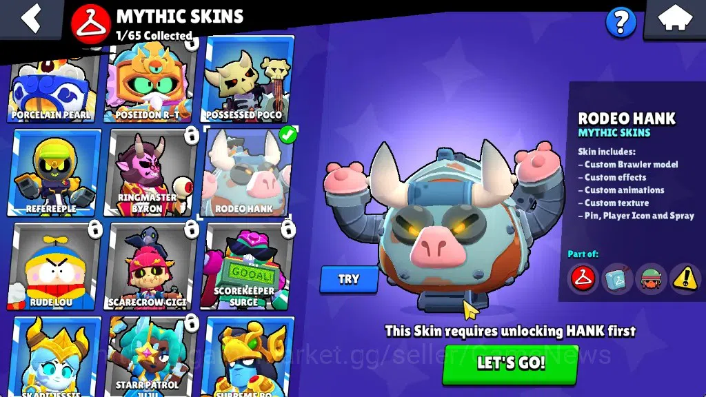 Brawl Stars Accounts 1560 Trophy|24 Brawlers 3 Max Lv [Carl,Jessie,Shel image 11