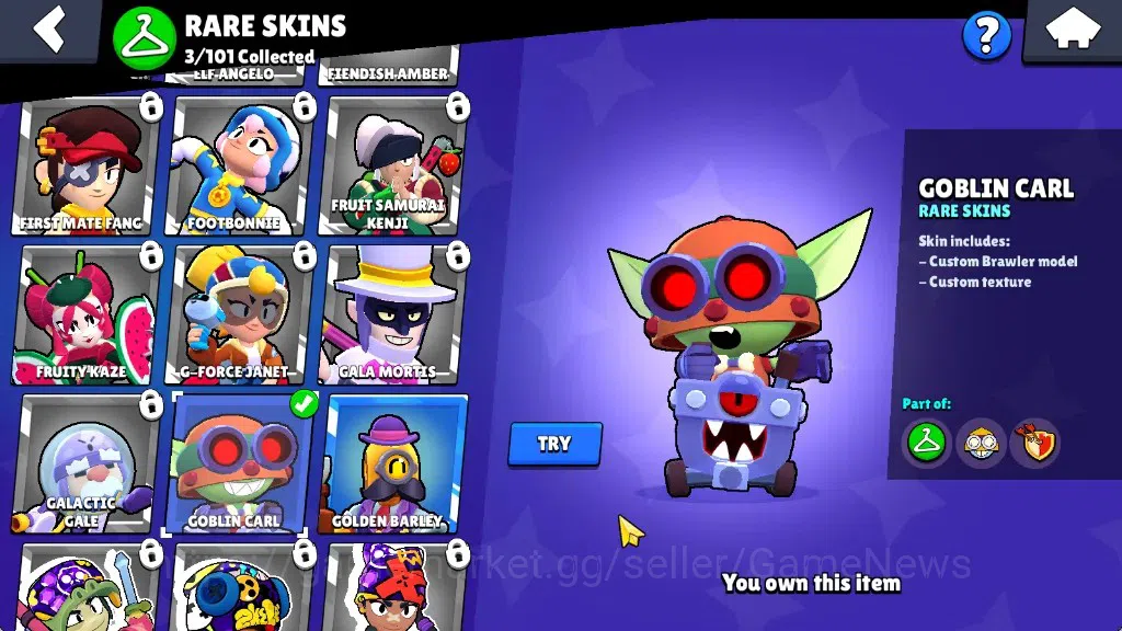 Brawl Stars Accounts 1560 Trophy|24 Brawlers 3 Max Lv [Carl,Jessie,Shel image 16