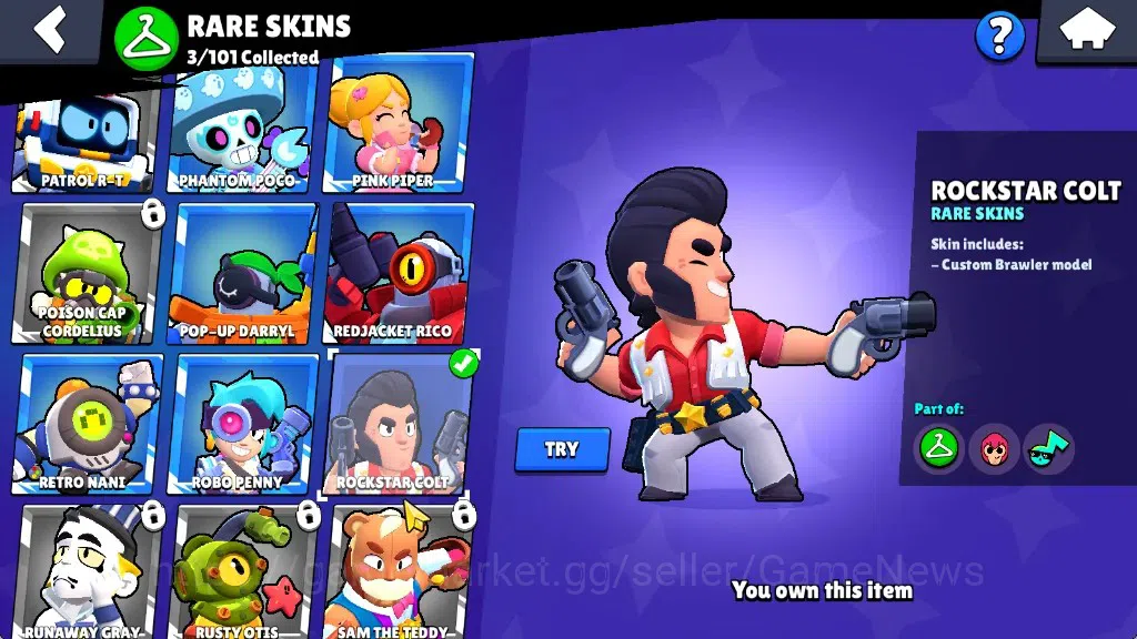 Brawl Stars Accounts 1560 Trophy|24 Brawlers 3 Max Lv [Carl,Jessie,Shel image 18