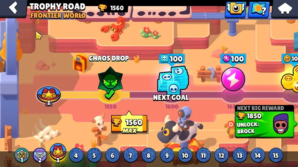 Brawl Stars Accounts 1560 Trophy|24 Brawlers 3 Max Lv [Carl,Jessie,Shel image 5