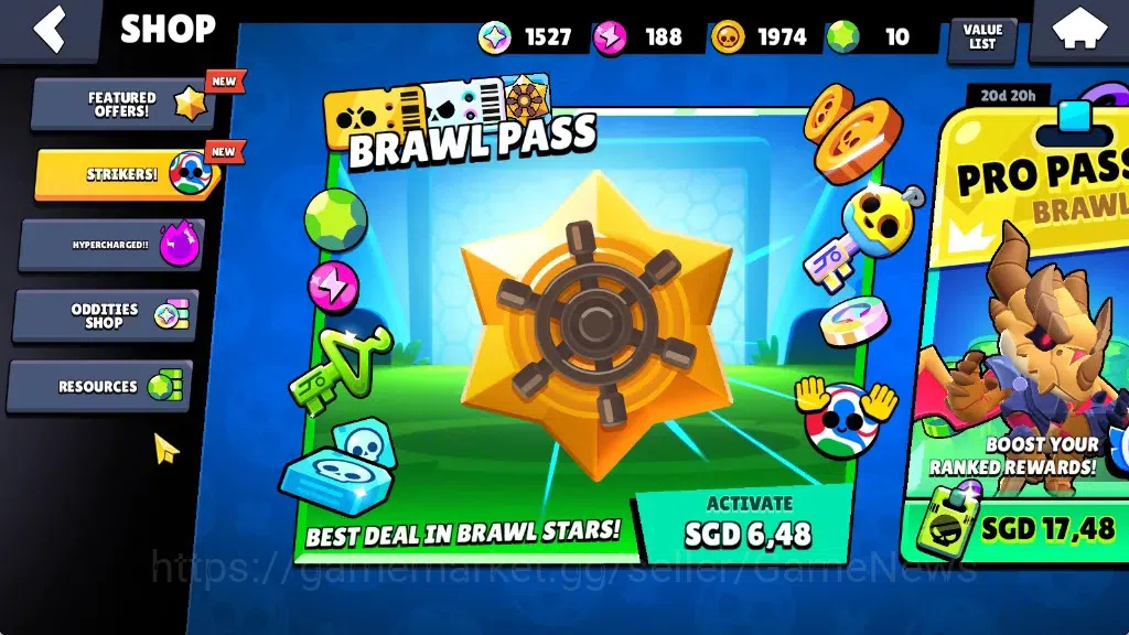 Brawl Stars Accounts 1560 Trophy|24 Brawlers 3 Max Lv [Carl,Jessie,Shel image 6