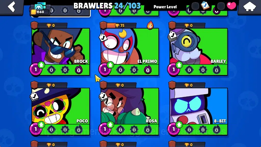 Brawl Stars Accounts 1560 Trophy|24 Brawlers 3 Max Lv [Carl,Jessie,Shel image 8