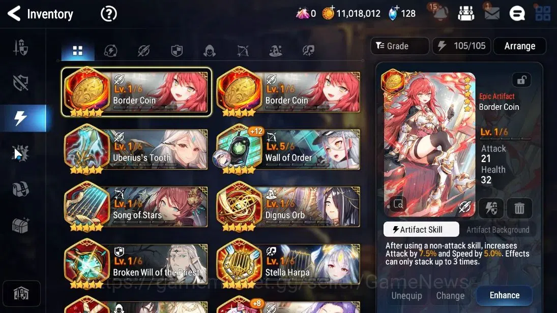 Epic Seven Accounts Global|UnVerif|3 ML(Twisted Eidolon Kayron,Archite image 17