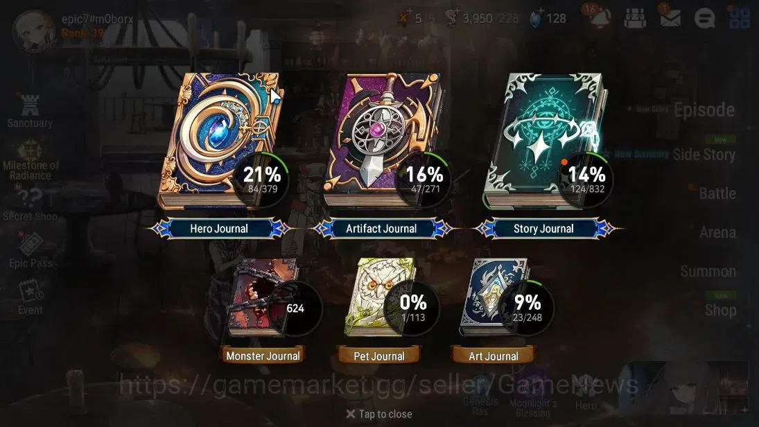 Epic Seven Accounts Global|UnVerif|3 ML(Twisted Eidolon Kayron,Archite image 3