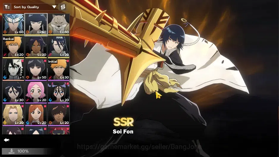 BLEACH: Soul Resonance Accounts NuverseSEA|LV 40|6 SSR [Grimmjow-Resurrc+SignStamp image 14