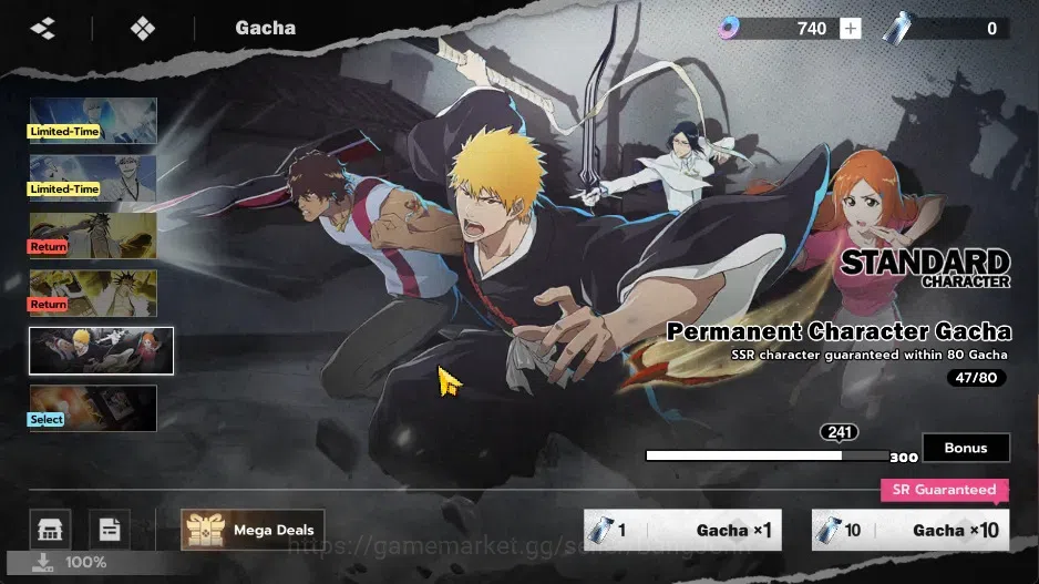 BLEACH: Soul Resonance Accounts NuverseSEA|LV 40|6 SSR [Grimmjow-Resurrc+SignStamp image 4