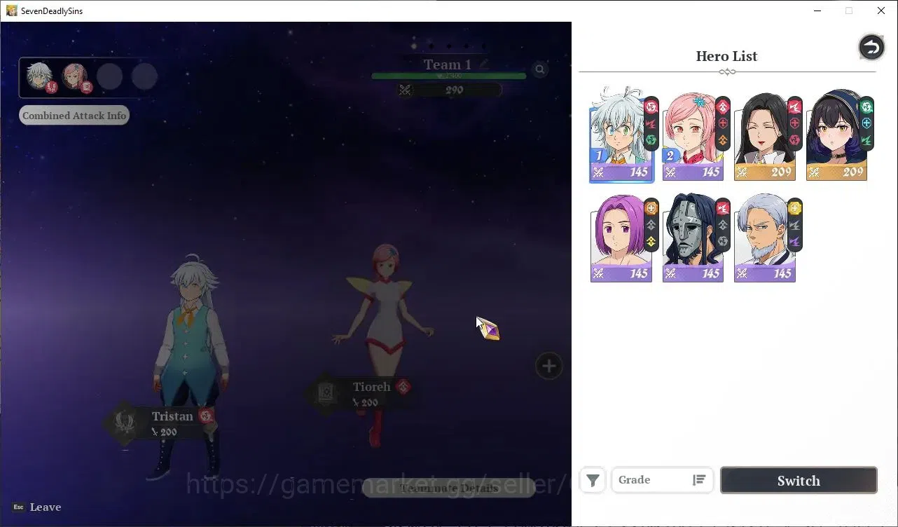 The Seven Deadly Sins: Origin Accounts NA WEST|Fresh Starter Lvl 2|2 SSR Clotho,Guila & 4 image 1