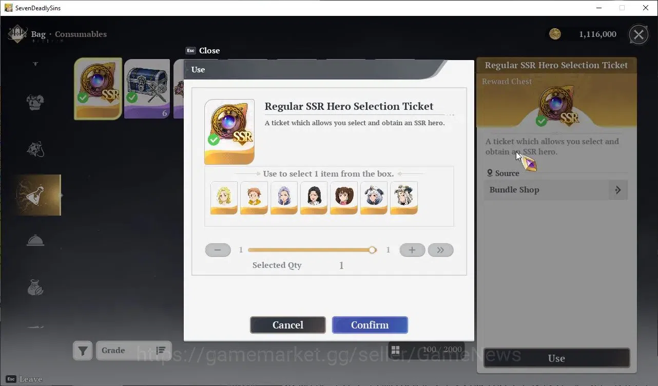 The Seven Deadly Sins: Origin Accounts NA WEST|Fresh Starter Lvl 2|2 SSR Clotho,Guila & 4 image 11