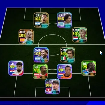 eFootball Accounts Legends & Iconic Players Android|Big Time Andreas Iniesta|6 Epic Andrea Pirlo,Sergio Aguero,Dennis