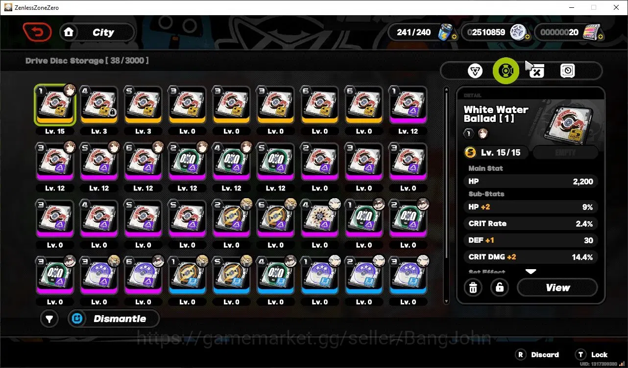 Zenless Zone Zero Accounts Starter ASIA | 1 Limit(Ye Shunguang)+sign,8 A-Class Lv.10|1 S-Rank Bangboo|Mc Wise| All Unset 14