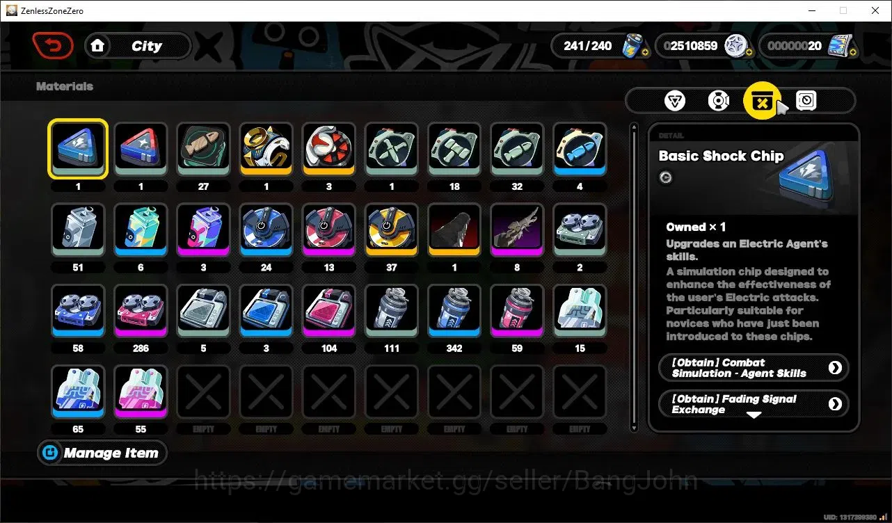 Zenless Zone Zero Accounts Starter ASIA | 1 Limit(Ye Shunguang)+sign,8 A-Class Lv.10|1 S-Rank Bangboo|Mc Wise| All Unset 15
