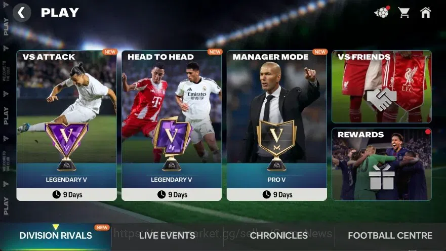 EA SPORTS FC Mobile Accounts OVR 122/94B Value|3,8B Coins + Starting 11 Full EV image 17