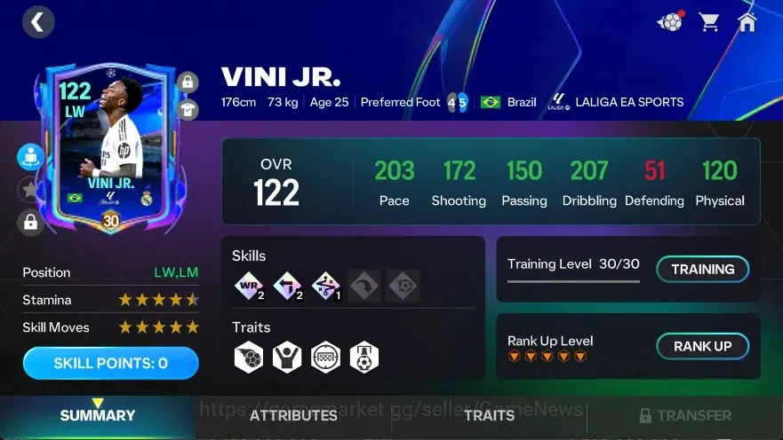 EA SPORTS FC Mobile Accounts OVR 122/94B Value|3,8B Coins + Starting 11 Full EV image 7