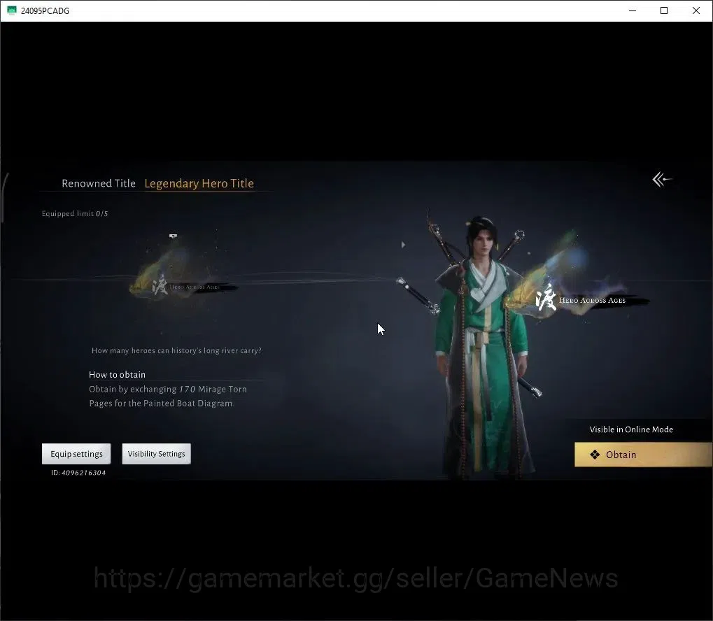 Where Winds Meet Accounts GLOBAL|Lv 5|3676 GS|1 Harmonic Core|Anthem of Ages,Golden Oath,Echo of Sound,Master Deceiver 4
