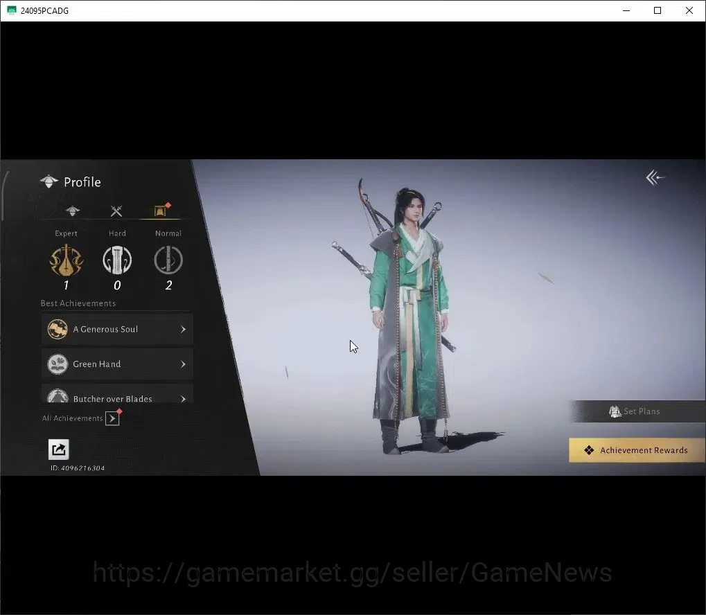 Where Winds Meet Accounts GLOBAL|Lv 5|3676 GS|1 Harmonic Core|Anthem of Ages,Golden Oath,Echo of Sound,Master Deceiver 6