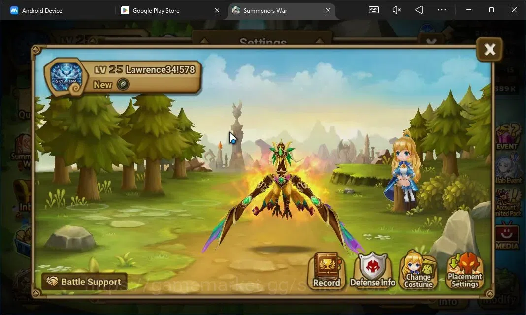 Summoners War: Sky Arena Accounts Starter GLOBAL | NB 5 TESHAR,Starter Gacha 115 12Y+160 11Y Scrool, 3 Legendary All 1