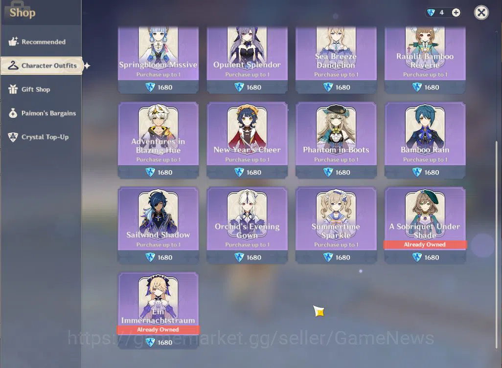 Genshin Impact Accounts ASIA|AR55|5Limited+7(*5Weapon)|Ganyu,Wanderer,Nahi image 17