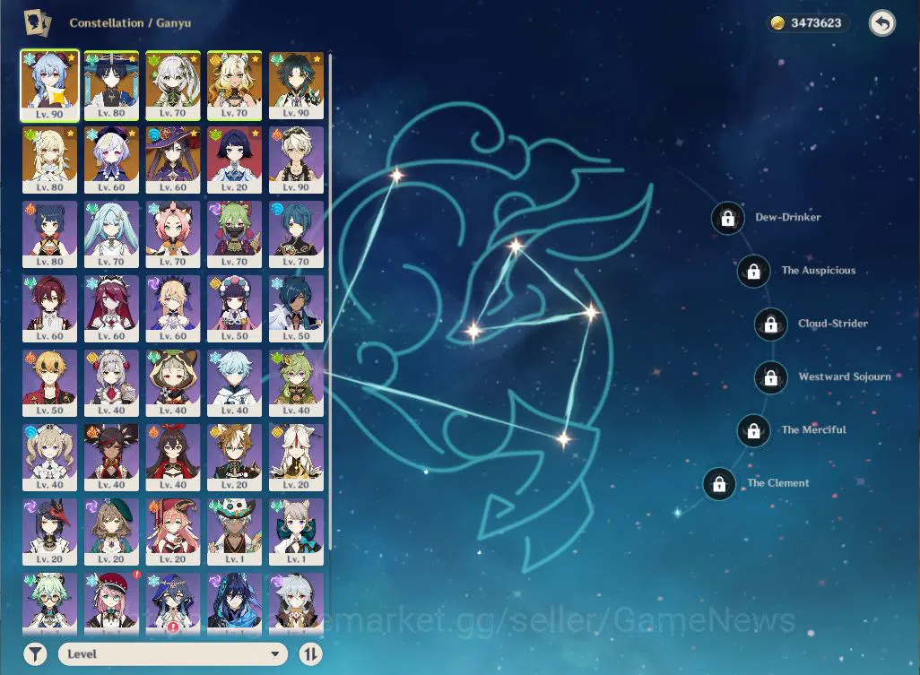 Genshin Impact Accounts ASIA|AR55|5Limited+7(*5Weapon)|Ganyu,Wanderer,Nahi image 4