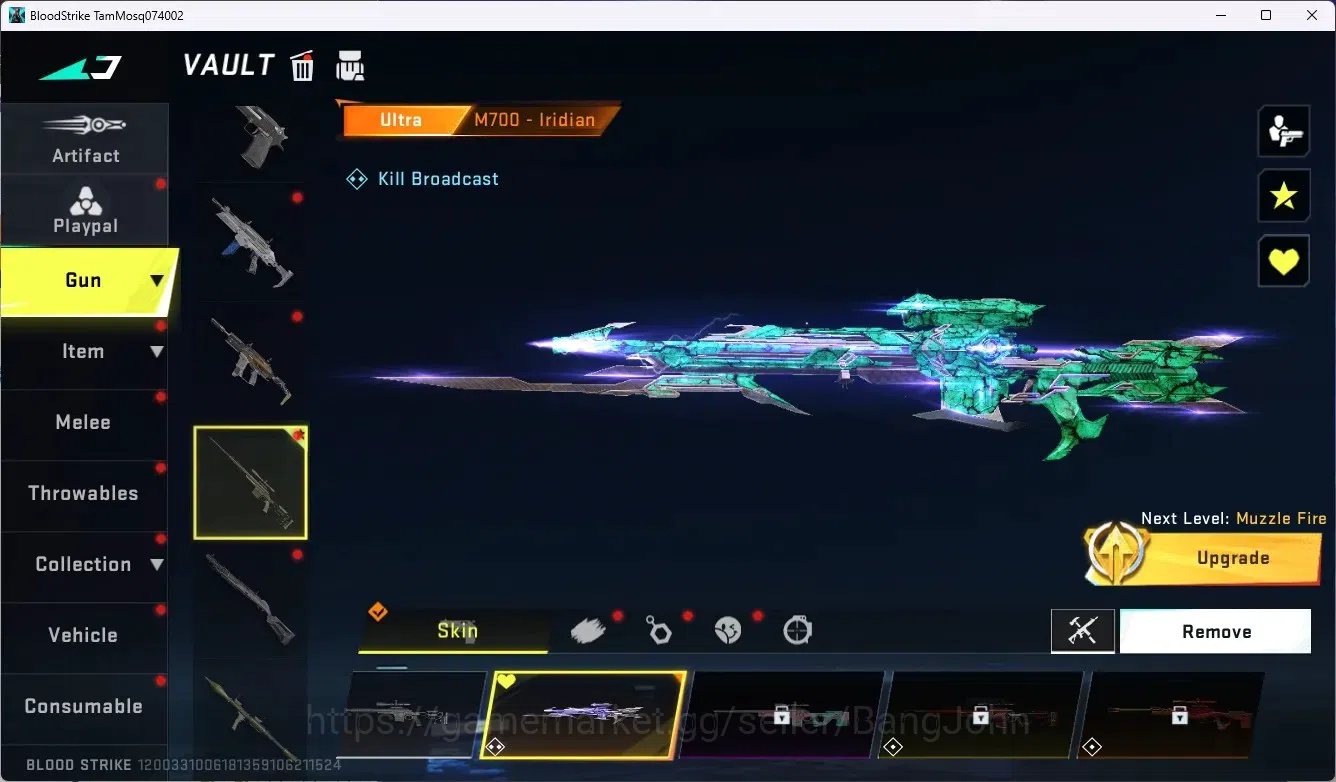 Blood Strike Accounts ASIA|Collab MCX - EVA-00|Ultra TalonKnife-Sanctum| image 3
