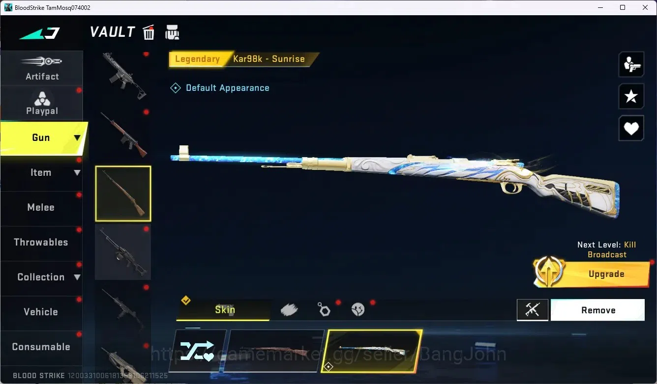 Blood Strike Accounts ASIA|Collab MCX - EVA-00|Ultra TalonKnife-Sanctum| image 7