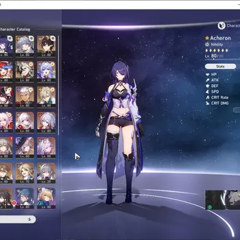 Honkai Star Rail Accounts Others Asia|TL 70|15 Limited|(Acheron E2,Sparkle)+Sign Archer E1,Robin E1,Sunday,Feixiao,DHPT