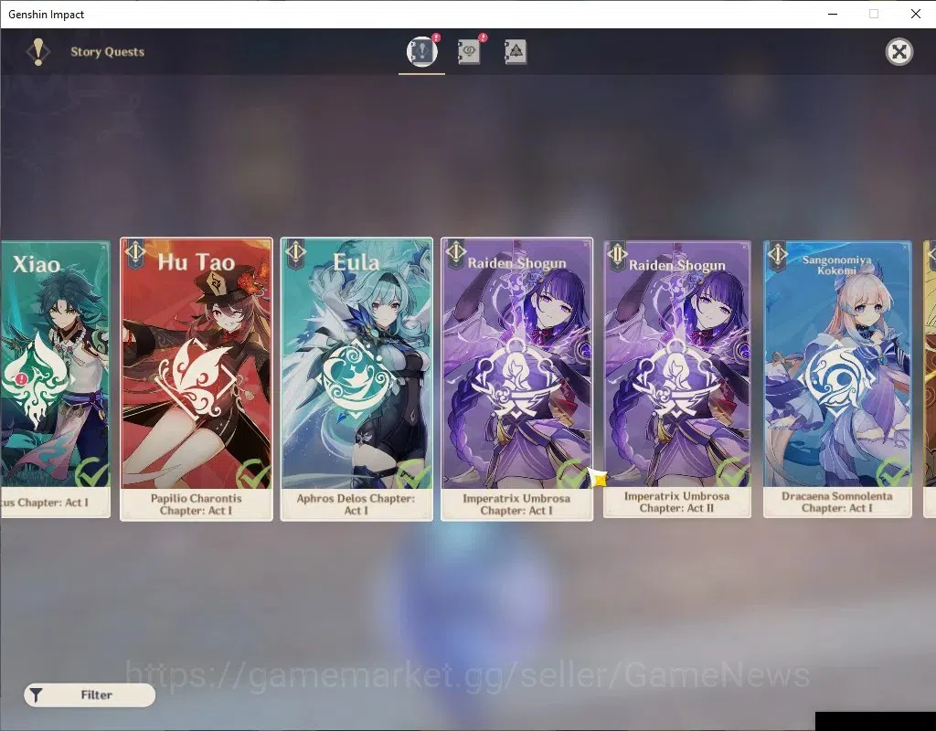 Genshin Impact Accounts Asia | AR 55|5 Limited+4(*5Wep)|[Furina,Wanderer]+ image 18