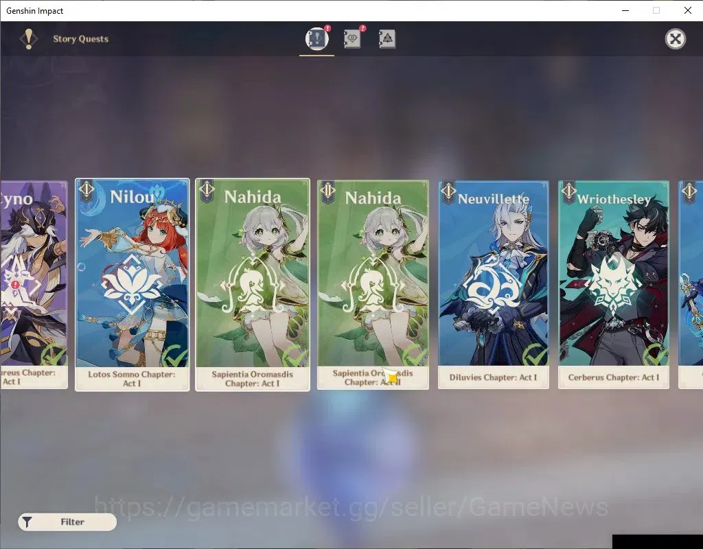 Genshin Impact Accounts Asia | AR 55|5 Limited+4(*5Wep)|[Furina,Wanderer]+ image 20