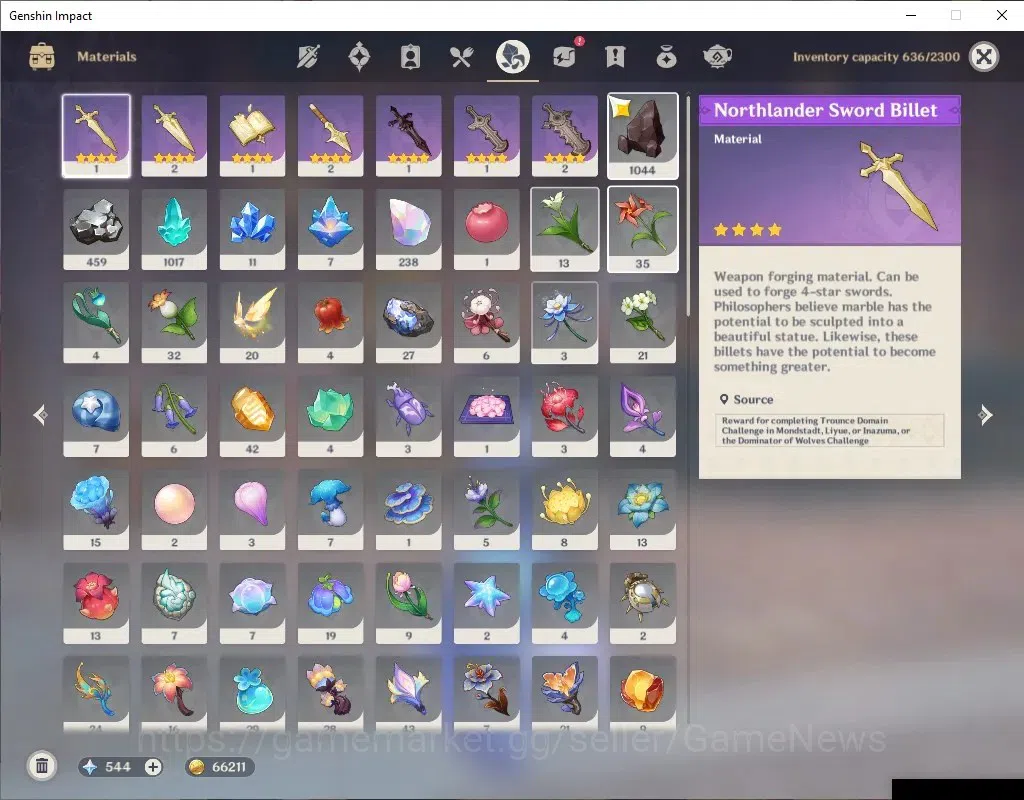 Genshin Impact Accounts Asia | AR 55|5 Limited+4(*5Wep)|[Furina,Wanderer]+ image 8