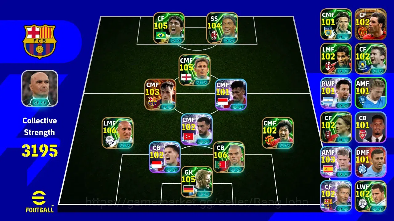 eFootball Accounts Android|PW 3195|Bigtime Pedri, Van Nistelrooij, Ro image 6