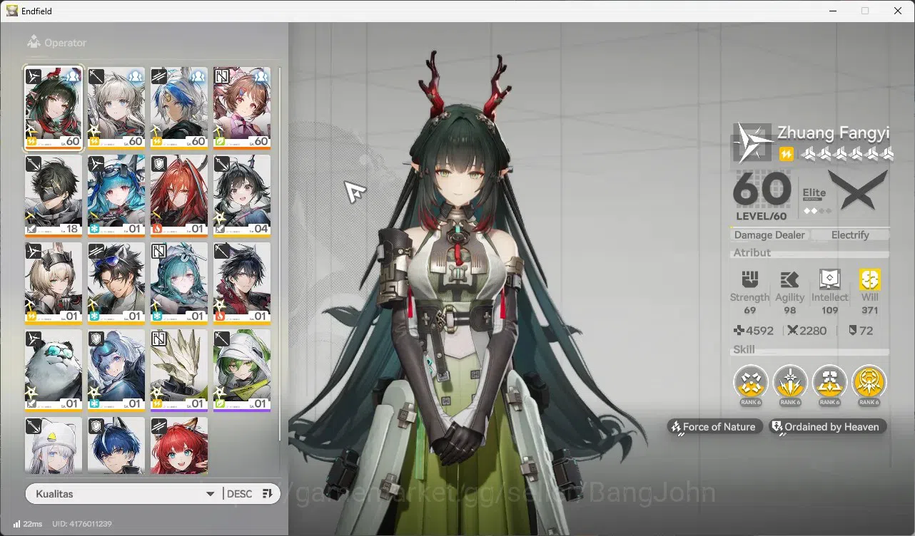 Arknights: Endfield Accounts Asia | Lv 53|3Limit+3Sign|Zhuang Fangyi P3,Lone Ba image 7