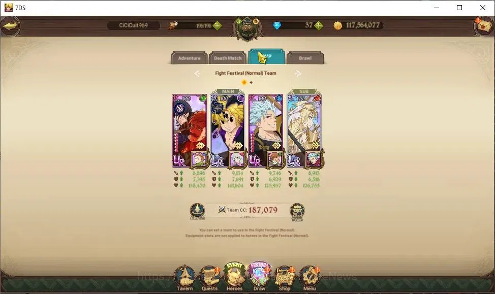 The Seven Deadly Sins: Grand Cross Accounts GLOBAL|4,3M CC|30 LS|4 LR+9 UR+Collab FF,ReZero|N image 13
