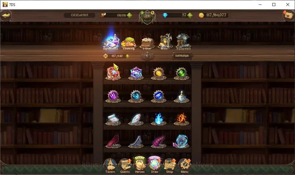 The Seven Deadly Sins: Grand Cross Accounts GLOBAL|4,3M CC|30 LS|4 LR+9 UR+Collab FF,ReZero|N image 17