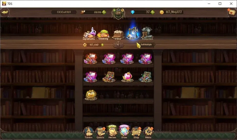 The Seven Deadly Sins: Grand Cross Accounts GLOBAL|4,3M CC|30 LS|4 LR+9 UR+Collab FF,ReZero|N image 20