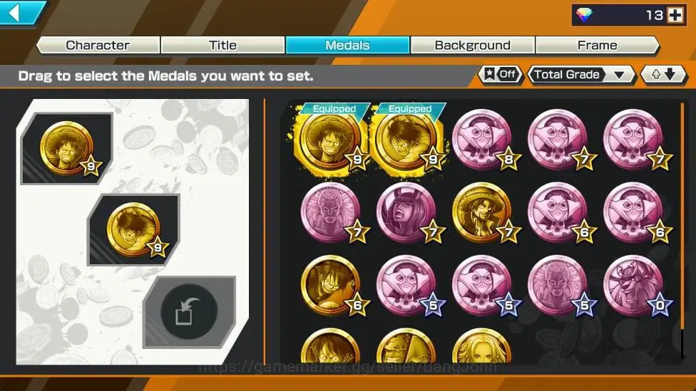 One Piece Bounty Rush Accounts Global | 2 EX | PR 5 | Gol D. Roger Lv.Max,S-Snake image 6