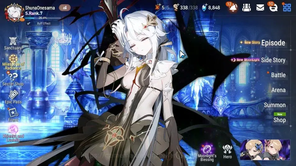 Epic Seven Accounts GLOBAL Unverif|EndGame|20ML(NOTOS,Salome,Rhiana&Lu image 1