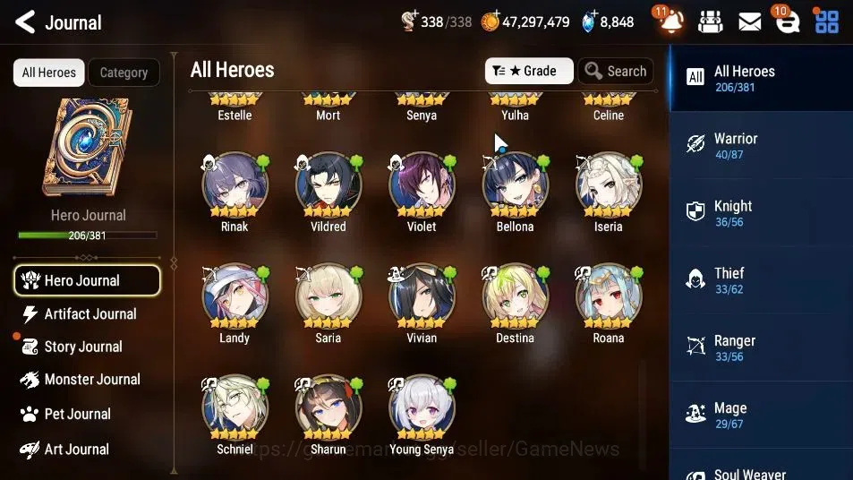 Epic Seven Accounts GLOBAL Unverif|EndGame|20ML(NOTOS,Salome,Rhiana&Lu image 11