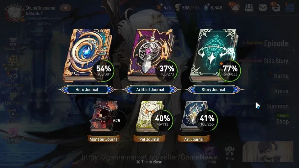 Epic Seven Accounts GLOBAL Unverif|EndGame|20ML(NOTOS,Salome,Rhiana&Lu image 3